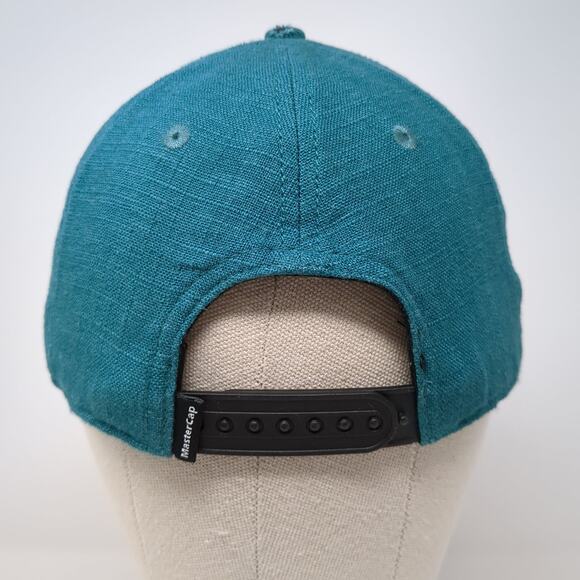 Master Cap Headwear Snapback Cap Blue One Size Adjustable Embroidered 6 Panel - Picture 6 of 9